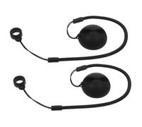 Hemobllo 2 Pièces Corde De Fixation du Stylet Rétractable avec Le Cou Longe Laisse pour Le Porte-lanière du Presse-papiers Attache De Longe Élastique Presse-papiers avec Sangle Abdos Noir
