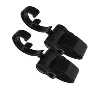 Hemobllo 2 pièces Crochets Poussette Rotatifs avec Attache Mousquetons Fonctionnels Robustes pour Suspendre Sacs à Couches et Compatibles Poussettes Installation Facile sans Outils