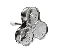 Hemobllo 2 pièces Cuiseur à Oeufs Pochés Acier Inoxydable de Panier Vapeur pour Cuisson des Oeufs Cuisinière