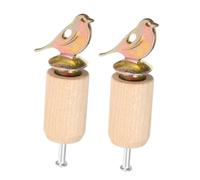 Hemobllo 2 Pièces De Sifflet D'oiseau De Flûte D'appel D'oiseau Sifflet pour Enfants Bouche De Sifflet D'oiseau Sifflet Enfant Drôle De Sifflet D'oiseau Bois Beige