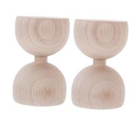 Hemobllo 2 Pièces Deck Post Caps Sculpté Colonne Sablier Style Européen pour Escalier Décoration Vintage pour Résidences et Villas