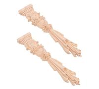 Hemobllo 2 pièces Décor Mural Sculpté Style Européen Rétro Appliques Légères Ornements Cheminée Classiques pour Décoration Intérieure