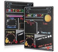 Hemobllo 2 Pièces Décorations Back To School Decorations Tableau Noir Double Face en Panneau de Densité Léger, Outil Polyvalent pour Enseignants et Étudiants