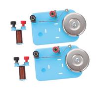 Hemobllo 2 pièces Ensemble de Sonnette électrique pour expériences de Physique électromagnétique Instruments pédagogiques pour école Laboratoire d'électricité 2 pièces/Ensemble