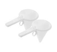 Hemobllo 2 pièces Entonnoir à Pâtisserie Plastique Portable de Chocolat et Glaçage pour Pâte à Gâteau Ustensile de Cuisine Pratique pour Décoration et Pâtisserie Maison