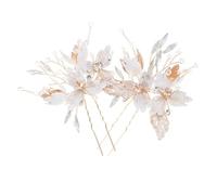 Hemobllo 2 pièces Épingles à Cheveux U Forme de Fleur pour Mariage Accessoires de Coiffure Élégants pour Demoiselles Design Chic et Durable