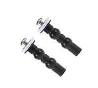 Hemobllo 2 pièces Expansion Screws For Toilet Lid Fixation Durable Stainless Steel With Rubber Pads And Practical Toilet Accessories Compatible With Standard Wc Covers Pack