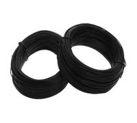 Hemobllo 2 pièces Fil Galvanisé Noir Attaches Flexibles pour Support Plantes Fixation Branches et Câbles Souples Lien Jardinage Pratique