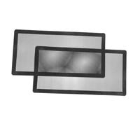 Hemobllo 2 Pièces Filtres Poussière pour Ventilateur Ordinateur Fin Respirant Protège Composants Électroniques Couvre Ventilateur Pc sans Vis