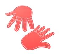 Hemobllo 2 Pièces Giant Five Finger EVA Hand Gloves for Sports Fans Lightweight Cheerleading Props for Games Celebrations and Team Spirit