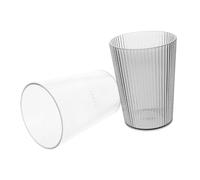 Hemobllo 2 Pièces Gobelet Simple pour Rince-Bouche Tasse De Rince-Bouche Tasses Tasse De Bain Tasse Porte-Brosse à Dents Gobelets De Salle De Bain Réutilisables Plastique