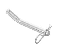 Hemobllo 2 pièces Goupille Attelage avec Clip de Verrouillage Haute Résistance pour Remorque Camion Bateau Rv et Atv Compatible Récepteur Sécurité Renforcée