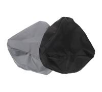 Hemobllo 2 Pièces Housse de Selle de Vélo Étanche et Anti-poussière Oxford Noir Gris avec Cordon de Serrage pour VTT Vélo de Route Ville Protection pour Toutes Conditions Météorologiques