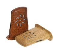Hemobllo 2 Pièces Humidificateur Sonore Guitare Portable Bois pour Ukulélé et Instruments à Cordes Contrôle Automatique Humidité Anti-fissures Accessoires de Protection Musicale