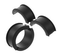 Hemobllo 2 pièces Joint de Guidon Vélo Silicone Rondelle Adaptateur Flexible pour Support Guidon vers Coussinets Étanches et Durables pour Remplacement et Extension de Fixation