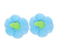 Hemobllo 2 Pièces Jouets de Nettoyage des Dents Chiot Dentition Chien Qui grince mâcher Citrouille grinçant de broyage pour Chien Jouets interactifs pour Chiens Qui couinent Peluche