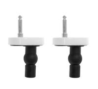 Hemobllo 2 Pièces Kit de Fixations pour Charnières de Siège de Toilette Compatible Boulons de Réparation et Dérapants pour Remplacement Rapide et Installation Sécurisée