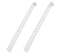 Hemobllo 2 Pièces Kit de Réparation pour Tiroir de Commode Support de Tiroir Acier Blanc Longueur Réglable Écrous Hexagonaux et Vis Courtes pour Armoire et Commode Réparation de Meubles