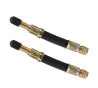 Hemobllo 2 pièces Kit Extension de Tige de Valve de Pneu pour Voiture et Prolongateur Air Sécurisé Facile à Utiliser Connexion Simple Évite les Fuites Air