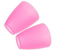 Hemobllo 2 pièces Lot de Abat Jours Plastique pour Lampe de Bureau et Chevet Diffuseur de Lumière Doux Accessoire pour Lampe Suspendue Ambiance Chaleureuse pour Chambre et Bureau