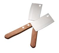 Hemobllo 2 pièces Lot de Couteaux Beurre Mini Acier Inoxydable avec Manche Couteaux de Cuisine Compacts pour Fromage et Pommes de Terre Usage Domestique et Professionnel