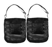 Hemobllo 2 pièces Lot de Cueillette Champignons Filet avec Bandoulière Réglable Pochette de Récolte Légère pour Randonnée et Collecte Extérieur
