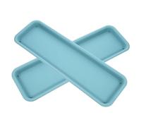 Hemobllo 2 pièces Lot de Plateaux Rectangulaires pour Pots de Fleurs Bac de Récupération Étanche pour Plantes Intérieur Plateau de Rempotage Robuste Protection Sol pour de Fenêtre Plateau