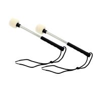 Hemobllo 2 pièces Maillets de Caisse Claire Feutre Laine avec Manche Acier Inoxydable Accessoires Percussion Durables Lot pour Batterie