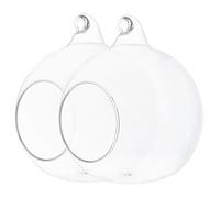 Hemobllo 2 pièces Maison Hamster Verre Nid Refroidissant pour Petits Animaux Nid Confortable pour Hamsters Chinchillas et Cochons