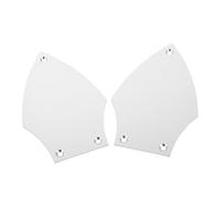 Hemobllo 2 Pièces Metal Truss Rod Cover For Bass And Electric Guitar Neck Plate Replacement Protective Shield For Enhanced Sound And Stability