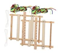 Hemobllo 2 pièces Métier à Tisser Petit Format DIY Cadre Manuel pour Garçon Fille Apprentissage Tissage Créatif Éducatif