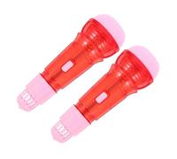 Hemobllo 2 pièces Microphone Garçon Fille Plastique Éducatif Décho pour Maternelle Instrument Musical Interactif pour Filles et Garçons Développement Créatif et Jeu Imaginatif