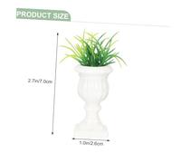 Hemobllo 2 pièces Miniature Colonne Romaine Décorative pour Maison de Poupée Ornement de Artificiel Compact Accessoire de Micro Paysage Réaliste et Détaillé