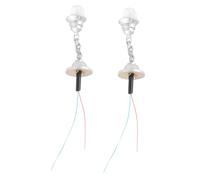 Hemobllo 2 pièces Miniature Plafonnier Suspendu pour Décor de Table de Sable DIY Lampe de Modèle Dintérieur Miniature avec Lumière Chaude pour Maison de Poupée et Paysage Micro