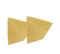 Hemobllo 2 pièces Modèle Pyramide Simulation Décorative Rétro Figurines Pyramidales Dorées pour Bureau et Maison Ornement Vintage Polyvalent et Cadeau Égyptien