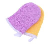 Hemobllo 2 Pièces Moufle Nettoyante Visage Et Démaquillante Chiffon Pour Visage Lot De Moufles Nettoyantes Avec Corde De Suspension