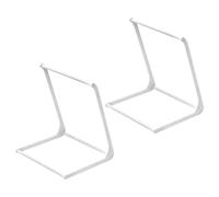 Hemobllo 2 pièces Organisateur Cintres Support Multifonctionnel pour Portants Vêtements Intérieur Rangement Stable pour Cintres et Étagère Pratique pour Salon et Buanderie