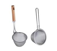 Hemobllo 2 pièces Passoire Inox pour Hot Pot Écumoire Filtreuse Multifonction Égouttoir Ustensiles Cuisine Tamis pour Friture Nouilles et Soupe Épicée Usage Domestique et Professionnel