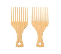 Hemobllo 2 pièces Peigne à Huile Large Dents Peignes Coiffure pour Hommes Accessoire Salon pour Cheveux Bouclés et Lisses