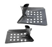 Hemobllo 2 Pièces Pelle Métallique à Tamiser pour Nettoyage des Canalisations Pelle Robuste Acier pour Déblayage de Boue et Débris Égouts et Drainages Extérieurs