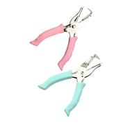 Hemobllo 2 Pièces Pince à Agrafes de Bureau Outil et Compact pour Enlever Agrafes Design Ergonomique pour Usage Scolaire et Professionnel Matériau Résistant Aux