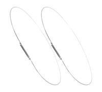 Hemobllo 2 pièces Pince à Ressort Acier Inoxydable pour Joint de Porte de Machine à Laver Lot de Remplacement Pince de Serrage pour Évacuation Eau Compatible avec Divers Modèles de Lave