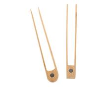 Hemobllo 2 Pièces Pinces à Magnétiques Réutilisables Pinces de Cuisine Écologiques avec Aimants pour Fermeture Douce Rangement Pratique Réfrigérateur Ustensiles Naturels pour Snacks