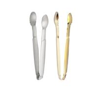 Hemobllo 2 pièces Pinces à Sucre Inoxydable Pince Multifonction pour Glaçons et Cubes de Sucre pour Café Bar Fête et Usage Domestique Finition Argentée et Dorée