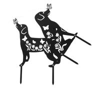 Hemobllo 2 Pièces Piquets Décoratifs Animaux pour Jardin de Décorations de Pelouse Adorables pour Extérieur Ornements Colorés à Insérer Sol pour Décorer Votre Extérieur