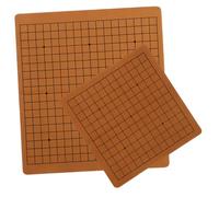 Hemobllo 2 pièces Plateau de Jeu Go Portable Cuir PU et Adapté Aux Garçon Fille pour Jeux de Société et Parties Couleur Aléatoire Couleur Aléatoire