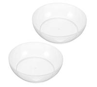 Hemobllo 2 Pièces Plateau de Pesée Électronique Alimentaire 600ml en | Bol de Mesure Réutilisable, Format Compact et Léger, Nettoyage Facile, pour Préparation Culinaire