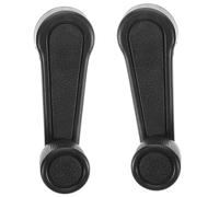 Hemobllo 2 pièces Poignée de Manivelle de Fenêtre de Voiture Poignée de Levier et Arrière Compatible Multi Modèles Installation Facile Opération pour Levage Manuel des Vitres