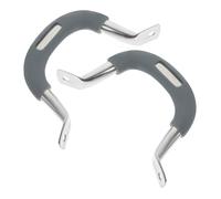 Hemobllo 2 pièces Poignée Latérale pour Marmite Silicone Anti-brûlure et Inox Épais Poignée de Remplacement pour Cocotte Faitout Autocuiseur Résistante Chaleur et Antidérapante Accessoire