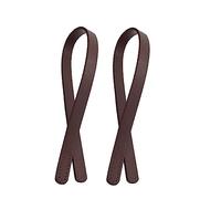 Hemobllo 2 pièces Poignée Sac Cuir PU Lot Anse Sac Main Bandoulière Remplacement Accessoires DIY Femme Couleur Café